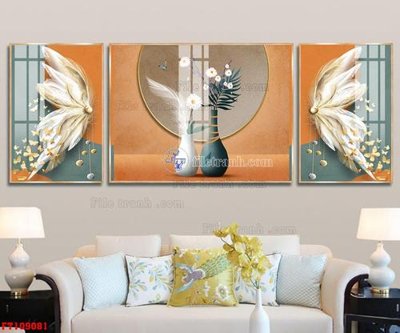 File gốc in ấn File tranh hiện đại pha lê gương FT109081 chất lượng vượt trội