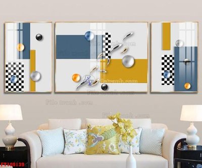 File tranh File tranh hiện đại pha lê gương FT109139 (ảnh gốc) không bị mờ