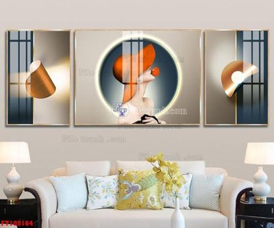 File tranh quảng cáo File tranh hiện đại pha lê gương FT109164 (download file gốc)