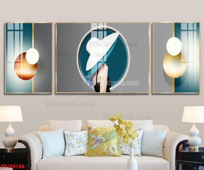 File tranh File tranh hiện đại pha lê gương FT109166 (gốc) in film
