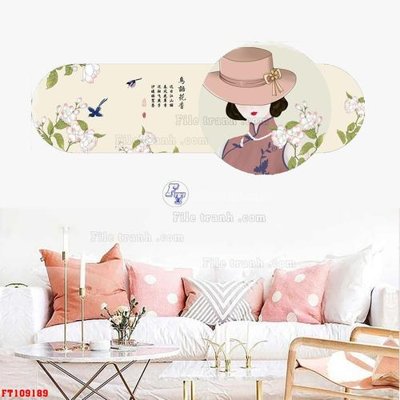 File gốc File tranh hiện đại pha lê gương FT109189 (in mica) cắt laser