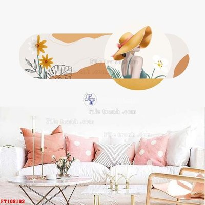 Tải file gốc in lụa File tranh hiện đại pha lê gương FT109193 siêu nét