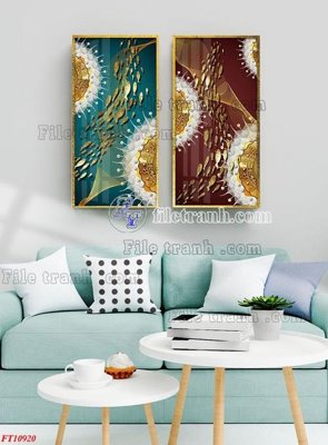 File tranh File tranh bộ hiện đại FT3772920 (gốc) in backlit film
