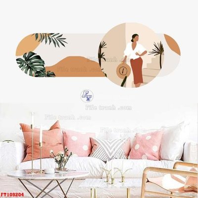 Hình ảnh gốc File tranh hiện đại pha lê gương FT109204 (để in khổ lớn)