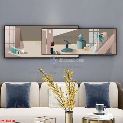 Tải file File tranh hiện đại pha lê gương FT109210 (PSD) cho in tranh kính