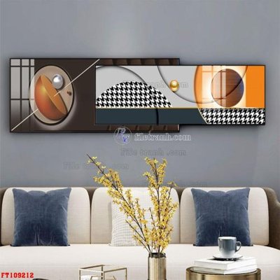 File gốc in ấn File tranh hiện đại pha lê gương FT109212 độ phân giải cao