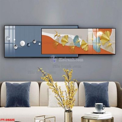 File tranh File tranh hiện đại pha lê gương FT109225 (ảnh gốc) không bị mờ