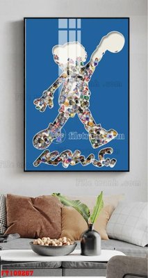 File gốc File tranh hiện đại pha lê gương FT109267 (cho in ấn) độc quyền