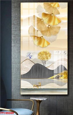 File gốc File tranh hiện đại pha lê gương FT109309 (in 3D) nghệ thuật