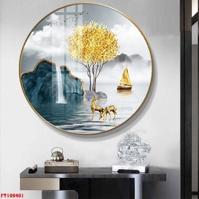 Download file gốc File tranh hiện đại pha lê gương FT109401 (in mica) trang trí