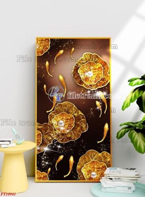 File gốc File tranh bộ hiện đại FT3961941 (in lụa) trang trí tường