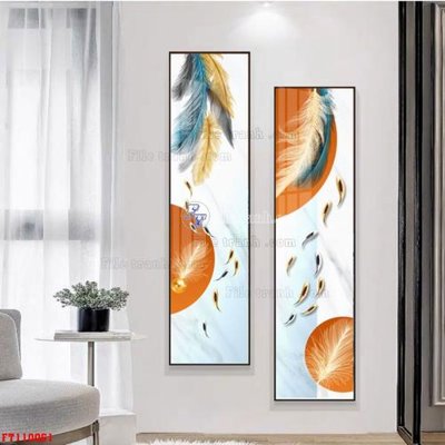 Tải file File tranh hiện đại pha lê gương FT110061 (gốc) chủ đề phong thủy