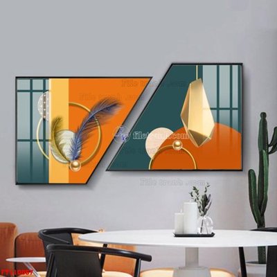 Tải file gốc in lụa File tranh hiện đại pha lê gương FT110067 siêu nét