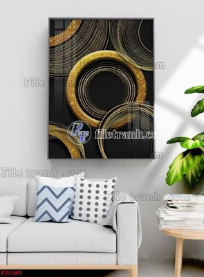 File tranh File tranh bộ hiện đại FT11007 (bản gốc) treo phòng ăn