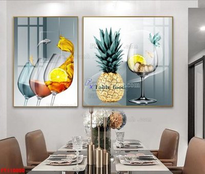 Ảnh gốc File tranh hiện đại pha lê gương FT110090 (nét căng) in mica