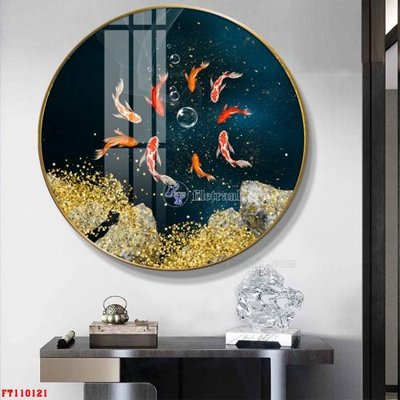 File tranh File tranh hiện đại pha lê gương FT110121 (file gốc) chủ đề phong thủy