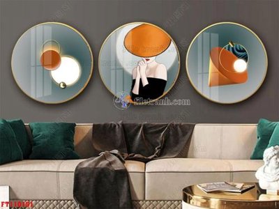 File tranh File tranh hiện đại pha lê gương FT110151 (gốc) chủ đề động vật