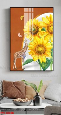 File gốc in tráng gương File tranh hiện đại pha lê gương FT110196 chi tiết