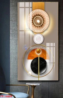 Tải về hình ảnh gốc File tranh hiện đại pha lê gương FT110204 sắc nét