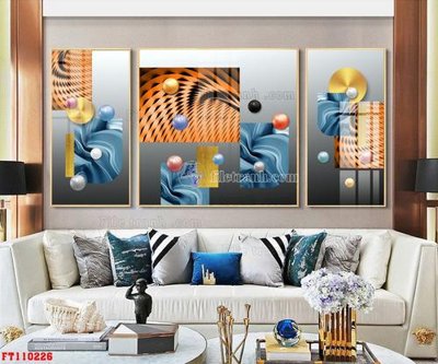 File PSD File tranh hiện đại pha lê gương FT110226 (gốc) tách lớp chi tiết