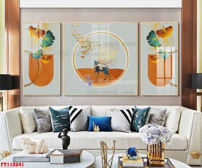 File gốc File tranh hiện đại pha lê gương FT110241 (chuẩn CMYK) cho nhà in