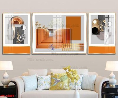 File in trần File tranh hiện đại pha lê gương FT110367 (bản gốc 3D) sống động
