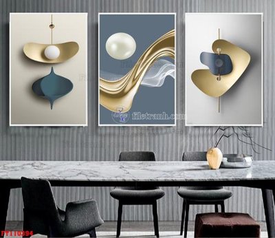 Ảnh gốc file in lụa File tranh hiện đại pha lê gương FT110394 chi tiết