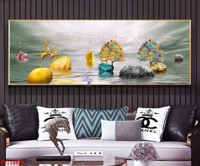 File gốc File tranh hiện đại pha lê gương FT110437 (in tráng gương) nghệ thuật