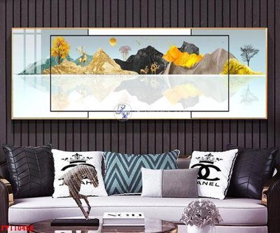 File gốc File tranh hiện đại pha lê gương FT110452 (trang trí) cho phòng khách