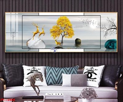 File tranh ảnh gốc File tranh hiện đại pha lê gương FT110459 dùng cho in khổ lớn