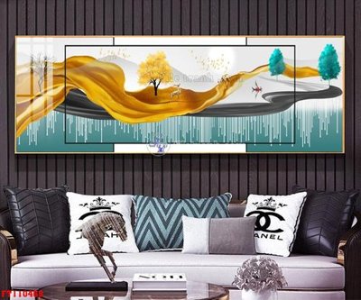 Tải file File tranh hiện đại pha lê gương FT110463 (PSD) cho in tranh 3D