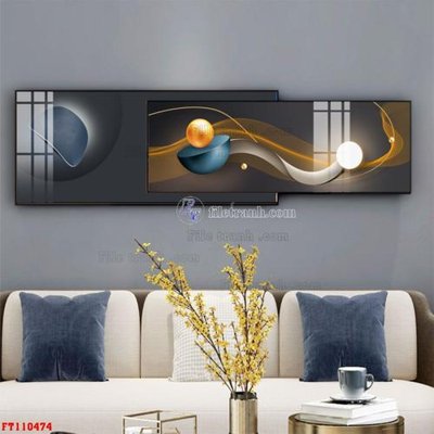 Tải về hình ảnh gốc File tranh hiện đại pha lê gương FT110474 sắc nét