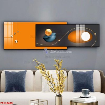 File tranh File tranh hiện đại pha lê gương FT110483 (gốc) in backlit film