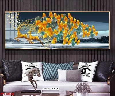 File gốc File tranh hiện đại pha lê gương FT110519 (in mica) làm bảng hiệu