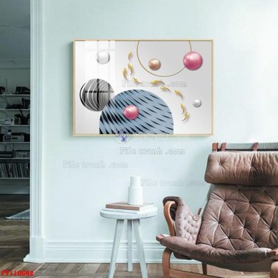 File ảnh File tranh hiện đại pha lê gương FT110542 (gốc) in poster