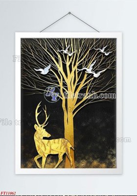 File gốc File tranh bộ hiện đại FT11062 (trang trí) cho phòng khách