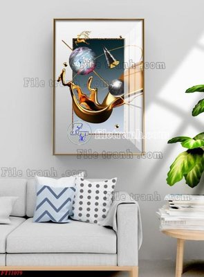 Mua file gốc File tranh bộ hiện đại FT11079 (PSD) tại Filetranh.com