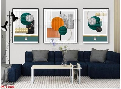 File in trần File tranh hiện đại pha lê gương FT111031 (bản gốc) mây trời