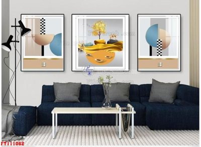 File PSD File tranh hiện đại pha lê gương FT111062 (gốc) tách lớp chi tiết