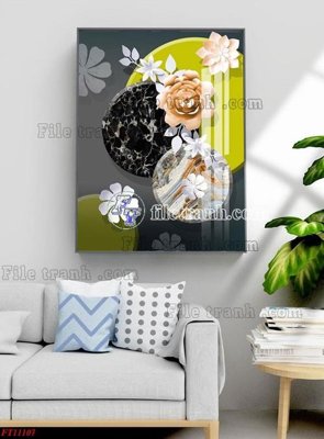 File ảnh File tranh bộ hiện đại FT11107 (gốc) in backdrop sự kiện