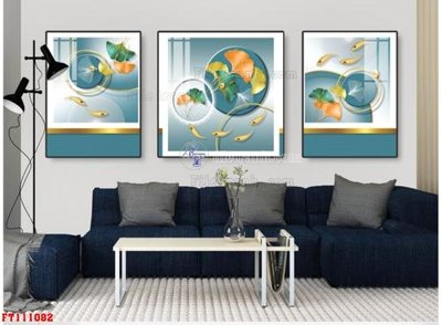 File tranh File tranh hiện đại pha lê gương FT111082 (bản gốc) in lụa 3D