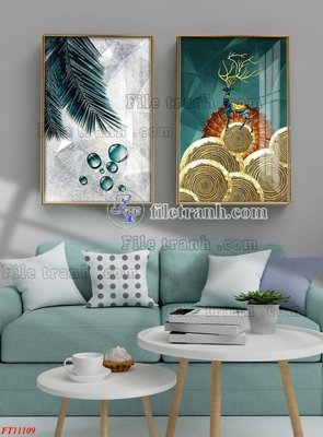 Tải file File tranh bộ hiện đại FT11109 (gốc) để in ấn ngay