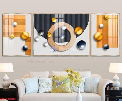 File gốc in ấn File tranh hiện đại pha lê gương FT111099 (sẵn sàng tải về)