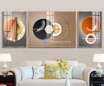 File gốc in ấn File tranh hiện đại pha lê gương FT111107 chất lượng vượt trội