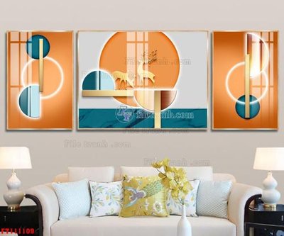 File PSD File tranh hiện đại pha lê gương FT111109 (gốc) tách lớp chi tiết