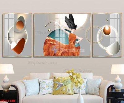 File ảnh File tranh hiện đại pha lê gương FT111128 (gốc) in standee