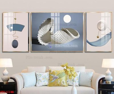 File gốc File tranh hiện đại pha lê gương FT111146 (in mica) làm quà tặng