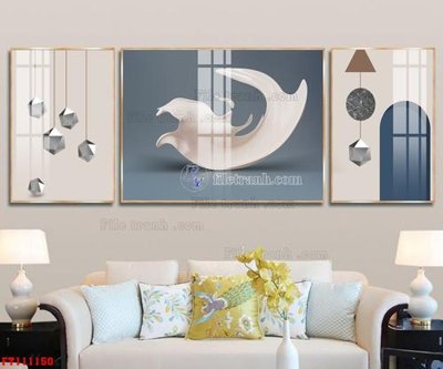 File tranh File tranh hiện đại pha lê gương FT111150 (bản gốc) trang trí văn phòng