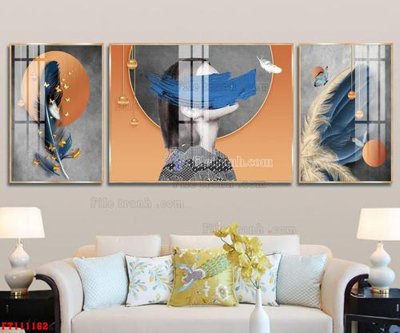 Hình ảnh file gốc File tranh hiện đại pha lê gương FT111162 cho in UV