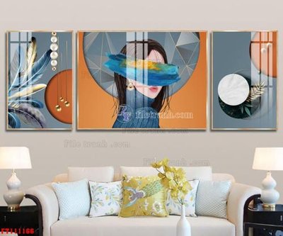 File gốc File tranh hiện đại pha lê gương FT111166 (PNG) không nền chất lượng